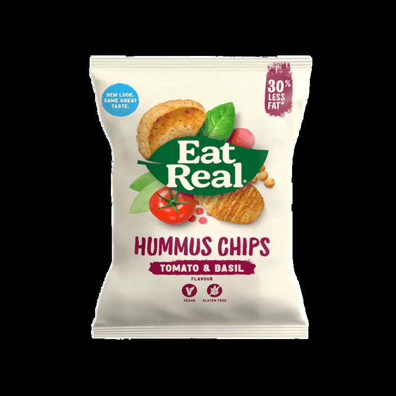 Eat Real Hummus Chips - Tomato & Basil