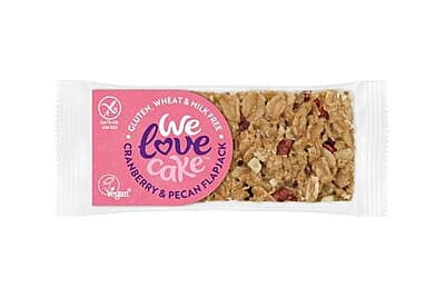 We Love Cake - Cranberry and Pecan Flapjack